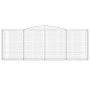 Gabionenkörbe 4 Stück Bogenform Eisen 400x30x140/160 cm von vidaXL, Töpfe und Pflanzgefäße - Ref: Foro24-3146894, Preis: 729,...