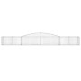 Gabionenkörbe 3 Stück Bogenform Eisen 400x50x40/60 cm von vidaXL, Töpfe und Pflanzgefäße - Ref: Foro24-3146958, Preis: 288,33...