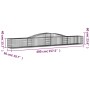 Gabionenkörbe 3 Stück Bogenform Eisen 400x50x40/60 cm von vidaXL, Töpfe und Pflanzgefäße - Ref: Foro24-3146958, Preis: 288,33...