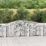 Gabion baskets 5 units arch shape iron 400x30x80/100 cm by vidaXL, Pots and planters - Ref: Foro24-3146856, Price: 585,63 €, ...