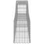 Gabionenkörbe 5 Stück Bogenform Eisen 400x30x40/60 cm von vidaXL, Töpfe und Pflanzgefäße - Ref: Foro24-3146830, Preis: 440,42...