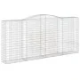 Gabionenkörbe 5 Stück Bogenform Eisen 400x50x180/200 cm von vidaXL, Töpfe und Pflanzgefäße - Ref: Foro24-3147051, Preis: 1,00...