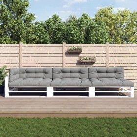 Cushions for pallets, 7 pieces, gray fabric by vidaXL, Cushions for chairs and sofas - Ref: Foro24-3188910, Price: 201,91 €, ...