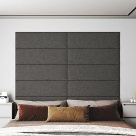 Wandpaneele 12 Stück dunkelgraues Gewebe 90x30 cm 3,24 m² von vidaXL, Wandverkleidung - Ref: Foro24-343902, Preis: 89,15 €, R...