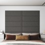 Wandpaneele 12 Stück dunkelgraues Gewebe 90x30 cm 3,24 m² von vidaXL, Wandverkleidung - Ref: Foro24-343902, Preis: 89,15 €, R...