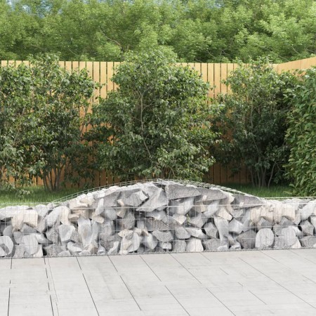 Gabionenkörbe 8 Stück Bogenform Eisen 400x50x40/60 cm von vidaXL, Töpfe und Pflanzgefäße - Ref: Foro24-3146963, Preis: 794,62...