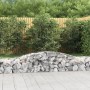 Gabion baskets 8 pcs arch shape iron 400x50x40/60 cm by vidaXL, Pots and planters - Ref: Foro24-3146963, Price: 793,97 €, Dis...