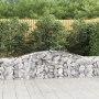 Gabionenkörbe 3 Stück Bogenform Eisen 400x30x60/80 cm von vidaXL, Töpfe und Pflanzgefäße - Ref: Foro24-3146841, Preis: 286,09...
