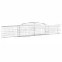 Gabionenkörbe 3 Stück Bogenform Eisen 400x30x60/80 cm von vidaXL, Töpfe und Pflanzgefäße - Ref: Foro24-3146841, Preis: 283,90...