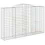 Gabion baskets 2 units, arched shape, iron, 300x50x180/200 cm by vidaXL, Pots and planters - Ref: Foro24-3146773, Price: 415,...