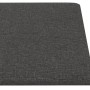 Paneles de pared 12 uds tela gris oscuro 90x30 cm 3,24 m² de vidaXL, Recubrimiento de paredes - Ref: Foro24-343902, Precio: 8...