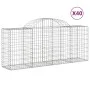Gabion baskets 40 pcs arc shape iron 200x50x80/100 cm by vidaXL, Pots and planters - Ref: Foro24-3146317, Price: 2,00 €, Disc...