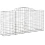 Gabion baskets 6 pcs arch shape iron 300x50x140/160 cm by vidaXL, Pots and planters - Ref: Foro24-3146741, Price: 949,03 €, D...