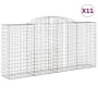 Wire mesh baskets 11 units, arched shape, iron, 300x50x140/160 cm by vidaXL, Pots and planters - Ref: Foro24-3146746, Price: ...
