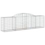Gabionenkörbe 8 Stück Bogenform Eisen 300x50x80/100 cm von vidaXL, Töpfe und Pflanzgefäße - Ref: Foro24-3146689, Preis: 882,6...