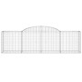 Gabionenkörbe 8 Stück Bogenform Eisen 300x50x80/100 cm von vidaXL, Töpfe und Pflanzgefäße - Ref: Foro24-3146689, Preis: 882,6...