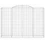 Gabionenkörbe 5 Stück bogenförmiges Eisen 300x50x200/220 cm von vidaXL, Töpfe und Pflanzgefäße - Ref: Foro24-3146794, Preis: ...