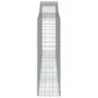 Gabionenkörbe 3 Stück Bogenform Eisen 400x50x160/180 cm von vidaXL, Töpfe und Pflanzgefäße - Ref: Foro24-3147036, Preis: 688,...