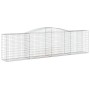 Gabionenkörbe 4 Stück Bogenform Eisen 400x50x100/120 cm von vidaXL, Töpfe und Pflanzgefäße - Ref: Foro24-3146998, Preis: 615,...