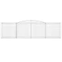 Gabion baskets 4 units arch shape iron 400x50x100/120 cm by vidaXL, Pots and planters - Ref: Foro24-3146998, Price: 608,52 €,...