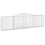 Gabionenkörbe 4 Stück Bogenform Eisen 400x30x100/120 cm von vidaXL, Töpfe und Pflanzgefäße - Ref: Foro24-3146868, Preis: 541,...