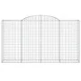 Gabion baskets 9 pcs arch shape iron 300x50x160/180 cm by vidaXL, Pots and planters - Ref: Foro24-3146762, Price: 1,00 €, Dis...