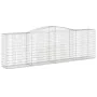 Gabion baskets 7 pcs arch shape iron 400x50x120/140 cm by vidaXL, Pots and planters - Ref: Foro24-3147014, Price: 1,00 €, Dis...