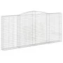 Gabion baskets 6 pcs arch shape iron 400x30x180/200 cm by vidaXL, Pots and planters - Ref: Foro24-3146922, Price: 1,00 €, Dis...