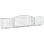 Gabionenkörbe 6 Stück Bogenform Eisen 400x50x80/100 cm von vidaXL, Töpfe und Pflanzgefäße - Ref: Foro24-3146987, Preis: 840,5...
