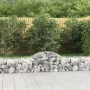 Gabion baskets 6 pcs arch shape iron 200x50x40/60 cm by vidaXL, Pots and planters - Ref: Foro24-3146261, Price: 304,19 €, Dis...