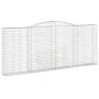 Gabionenkörbe 3 Stück Bogenform Eisen 400x30x160/180 cm von vidaXL, Töpfe und Pflanzgefäße - Ref: Foro24-3146906, Preis: 570,...