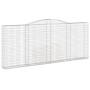 Gabionenkörbe 3 Stück Bogenform Eisen 400x30x160/180 cm von vidaXL, Töpfe und Pflanzgefäße - Ref: Foro24-3146906, Preis: 577,...