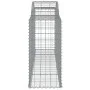 Gabionenkörbe, 2 Stück, Bogenform aus Eisen, 300 x 50 x 100/120 cm von vidaXL, Töpfe und Pflanzgefäße - Ref: Foro24-3146701, ...