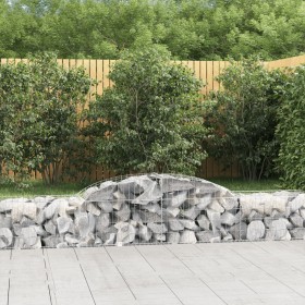 Gabion baskets 8 pcs arch shape iron 300x50x40/60 cm by vidaXL, Pots and planters - Ref: Foro24-3146653, Price: 618,65 €, Dis...