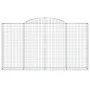 Gabion baskets 6 units, arched shape, iron, 300x30x160/180 cm by vidaXL, Pots and planters - Ref: Foro24-3146579, Price: 923,...