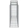 Wire mesh baskets 10 units, arched shape, iron, 300x50x120/140 cm by vidaXL, Pots and planters - Ref: Foro24-3146727, Price: ...
