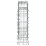 Gabionenkörbe 6 Stück Bogenform Eisen 200x50x140/160 cm von vidaXL, Töpfe und Pflanzgefäße - Ref: Foro24-3146366, Preis: 638,...