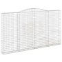 Gabionenkörbe 6 Stück Bogenform Eisen 400x30x220/240 cm von vidaXL, Töpfe und Pflanzgefäße - Ref: Foro24-3146948, Preis: 1,00...