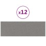 Wandpaneele 12 Stück hellgrauer Stoff 90x30 cm 3,24 m² von vidaXL, Wandverkleidung - Ref: Foro24-343901, Preis: 78,44 €, Raba...