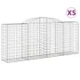 Gabionenkörbe 5 Stück bogenförmiges Eisen 300x50x120/140 cm von vidaXL, Töpfe und Pflanzgefäße - Ref: Foro24-3146722, Preis: ...