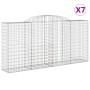 Gabionenkörbe 7 Stück Bogenform Eisen 300x50x140/160 cm von vidaXL, Töpfe und Pflanzgefäße - Ref: Foro24-3146742, Preis: 1,00...