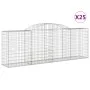 Cestas de gaviones 25 uds forma de arco hierro 300x50x100/120cm de vidaXL, Maceteros y jardineras - Ref: Foro24-3146716, Prec...
