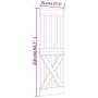 Puerta corredera con herrajes madera maciza de pino 70x210 cm