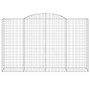 Gabionenkörbe 3 Stück Bogenform Eisen 300x50x180/200 cm von vidaXL, Töpfe und Pflanzgefäße - Ref: Foro24-3146774, Preis: 578,...