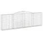 Gabionenkörbe 8 Stück Bogenform Eisen 400x30x120/140 cm von vidaXL, Töpfe und Pflanzgefäße - Ref: Foro24-3146885, Preis: 1,00...
