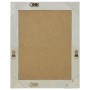 Espejo de pared estilo barroco plateado 50x60 cm