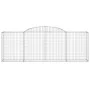 Gabion baskets 7 units, arched shape, iron, 300x50x100/120 cm by vidaXL, Pots and planters - Ref: Foro24-3146706, Price: 873,...
