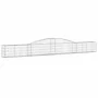 Gabionenkörbe 2 Stück bogenförmiges Eisen 400x30x40/60 cm von vidaXL, Töpfe und Pflanzgefäße - Ref: Foro24-3146827, Preis: 16...
