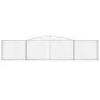 Gabionenkörbe, 2 Stück, Bogenform aus Eisen, 400 x 30 x 80/100 cm von vidaXL, Töpfe und Pflanzgefäße - Ref: Foro24-3146853, P...