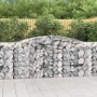 Gabion baskets 10 units, arched shape, iron, 400x50x100/120cm by vidaXL, Pots and planters - Ref: Foro24-3147004, Price: 1,00...